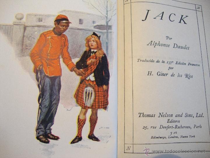 Libros antiguos: LIBRO JACK DE ALPHONSE DAUDET - ANTIGUO - Foto 2