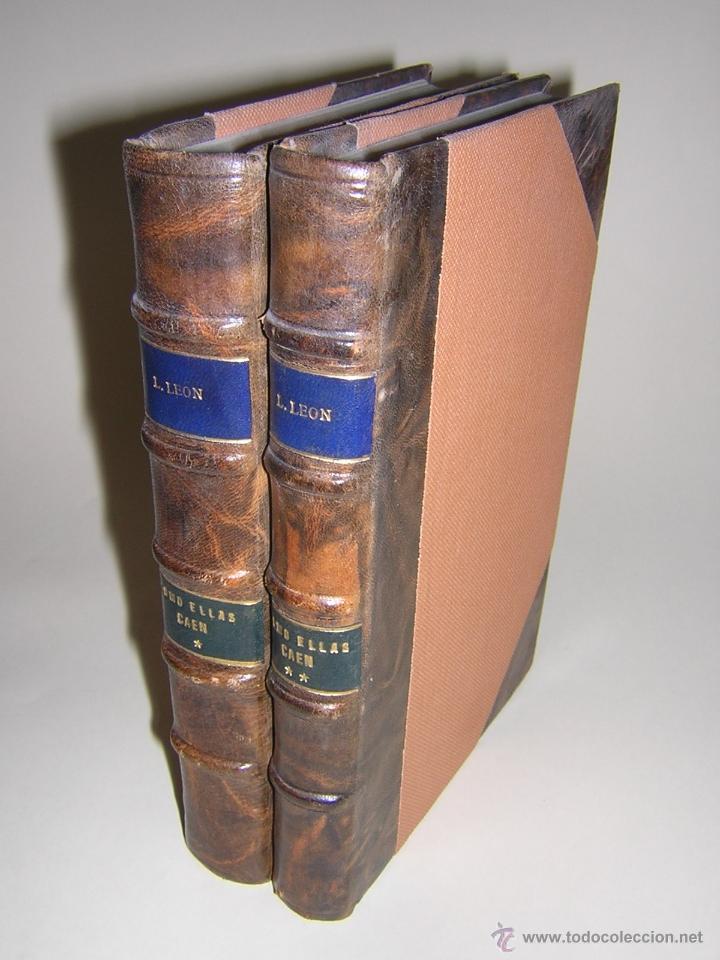 Libros antiguos: 1922 - LUIS LEON - COMO ELLAS CAEN - 2 TOMOS - PRIMERA EDICION - Foto 1