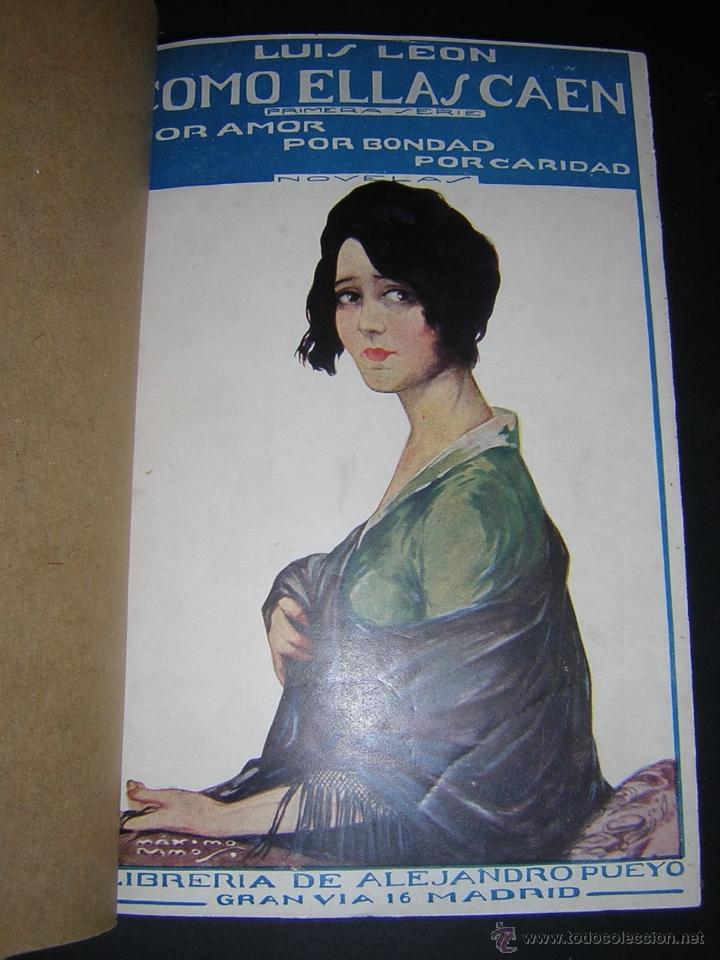 Libros antiguos: 1922 - LUIS LEON - COMO ELLAS CAEN - 2 TOMOS - PRIMERA EDICION - Foto 2