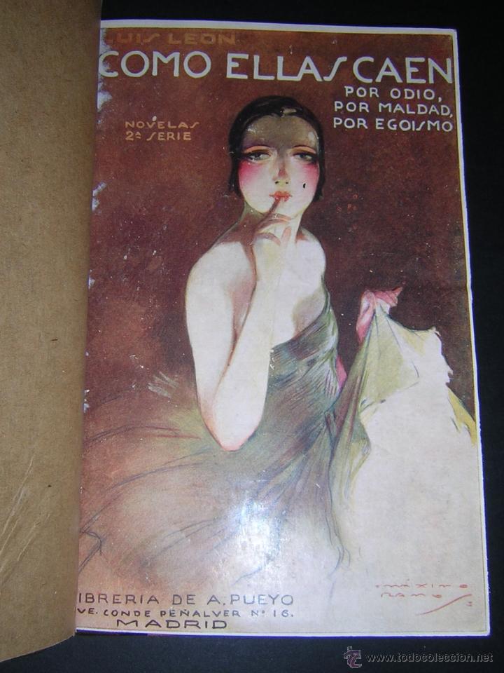 Libros antiguos: 1922 - LUIS LEON - COMO ELLAS CAEN - 2 TOMOS - PRIMERA EDICION - Foto 3