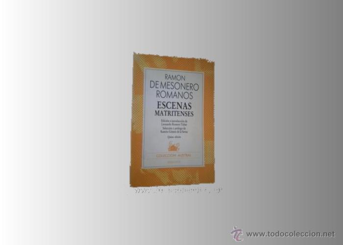 Libros antiguos: ESCENAS MATRITENSES - Foto 1