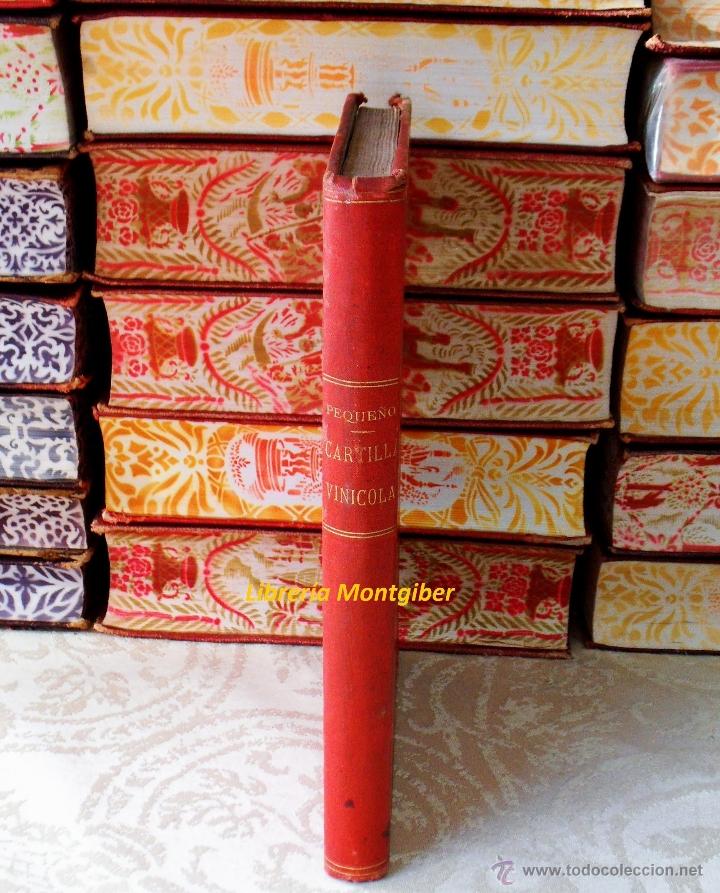 Old books: CARTILLA VINICOLA . Autor : Peque&ntilde;o, Diego