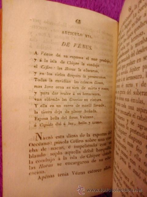 Libros antiguos: COMPENDIO DE MITOLOGIA J.MH. A. TRACIA 1828 - Foto 4