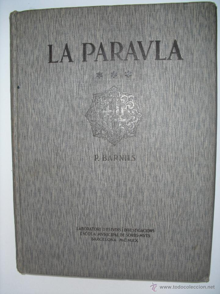 Libros antiguos: La Paraula. Barnils, P. (Sords-muts) - Foto 1