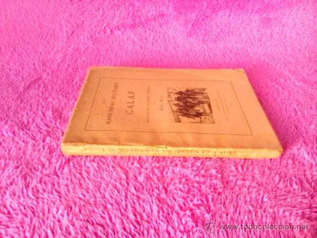 Libros antiguos: LAS MANIOBRAS MILITARES DE CALAF,KAL-AFF 1890