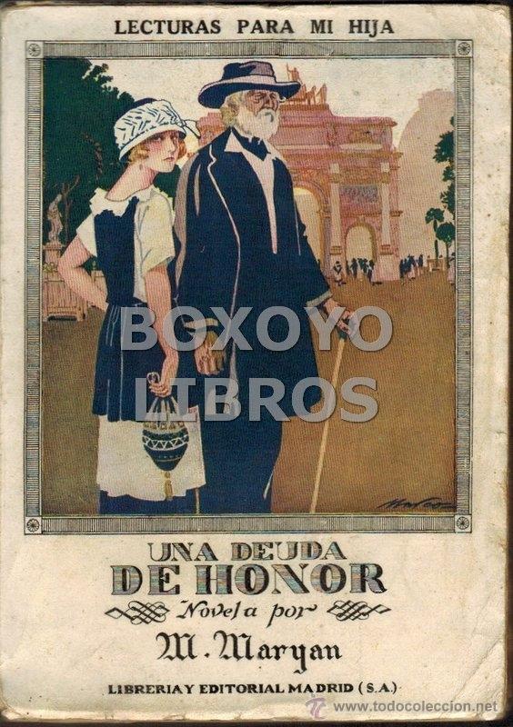 Libros antiguos: MARYAM, M.. Una deuda de honor - Foto 1