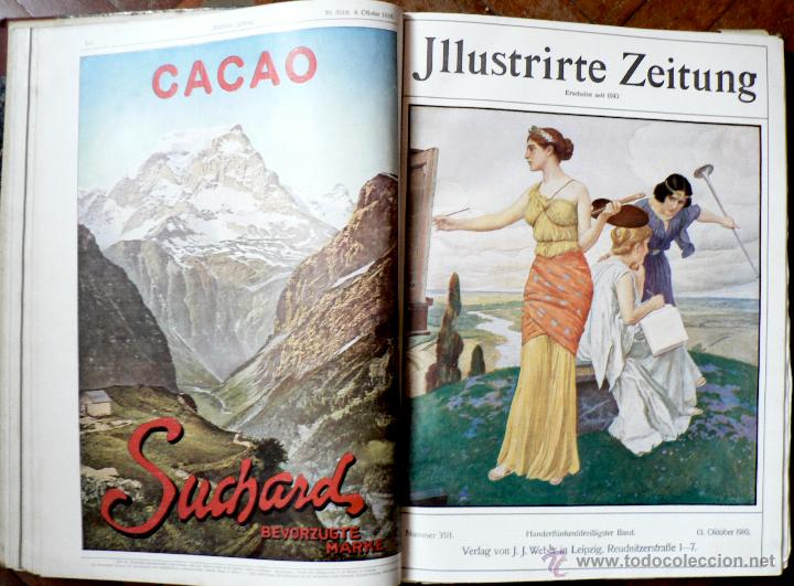 Libros antiguos: ILLUSTRIRTE ZEITUNG 1910 - Foto 3