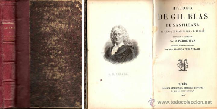 Libros antiguos: HISTORIA DE GIL BLAS DE SANTILLANA &ndash; A&Ntilde;O 1897 - Foto 1