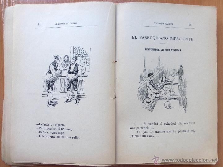 Libros antiguos: CUENTOS BATURROS. TEODORO GASC&Oacute;N. - Foto 2