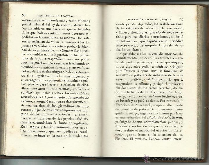 Libros antiguos: HISTORIA DE LA REVOLUCI&Oacute;N DE FRANCIA - Foto 5