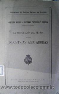 Antiquarische B&uuml;cher: La anticipaci&oacute;n del retiro en las industrias agotadoras