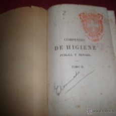 Libros antiguos: LIBRO COMPENDIO DE HIGIENE POR DESLANDES TOMO SEGUNDO 1830 . Lote 41610167