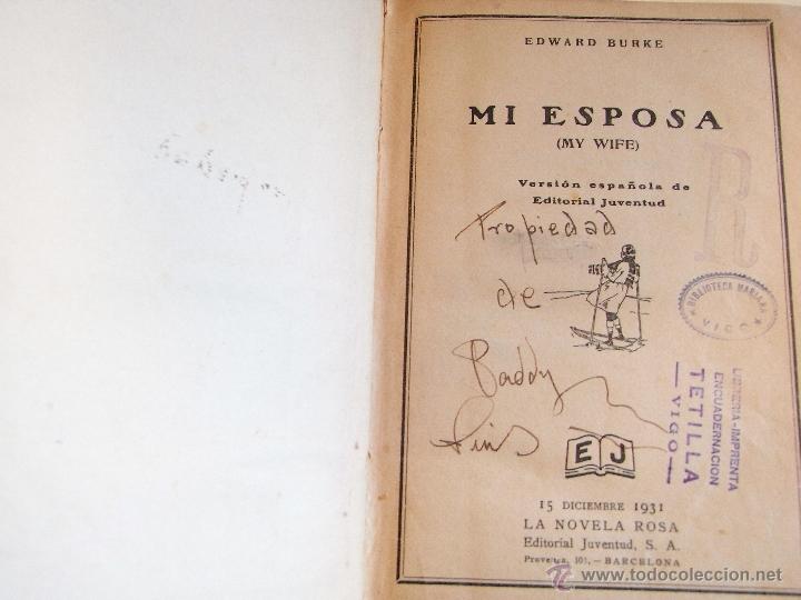 Antiquarische B&uuml;cher: Mi esposa. E. Burke