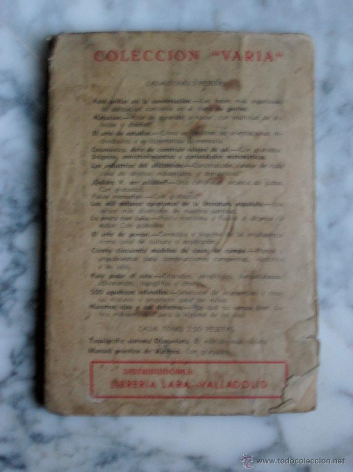 Libros antiguos: MANUAL PRACTICO DE AJEDREZ - 1939- W HOOPER- TIP MERGENTHALER - MADRID - Foto 3