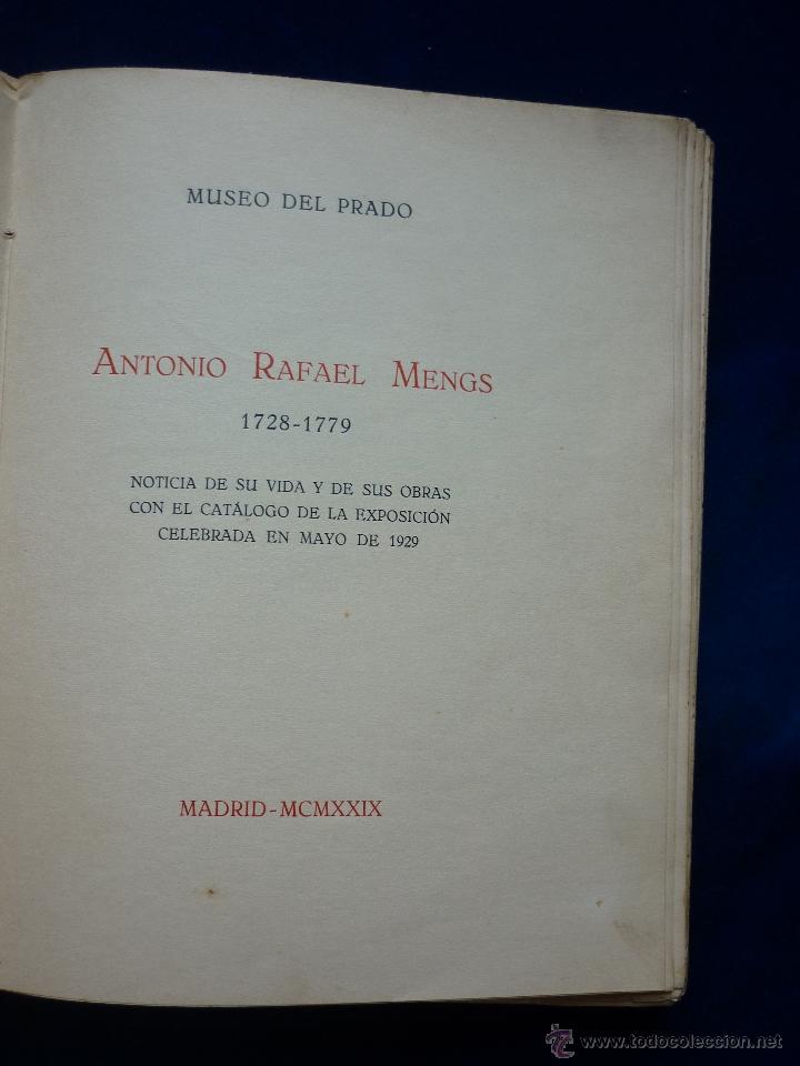 Libros antiguos: Antonio Rafael Mengs (1728 - 1779) - Foto 2