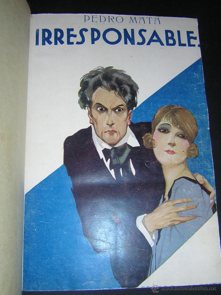 Libros antiguos: 1929 - PEDRO MATA - IRRESPONSABLES - Foto 1