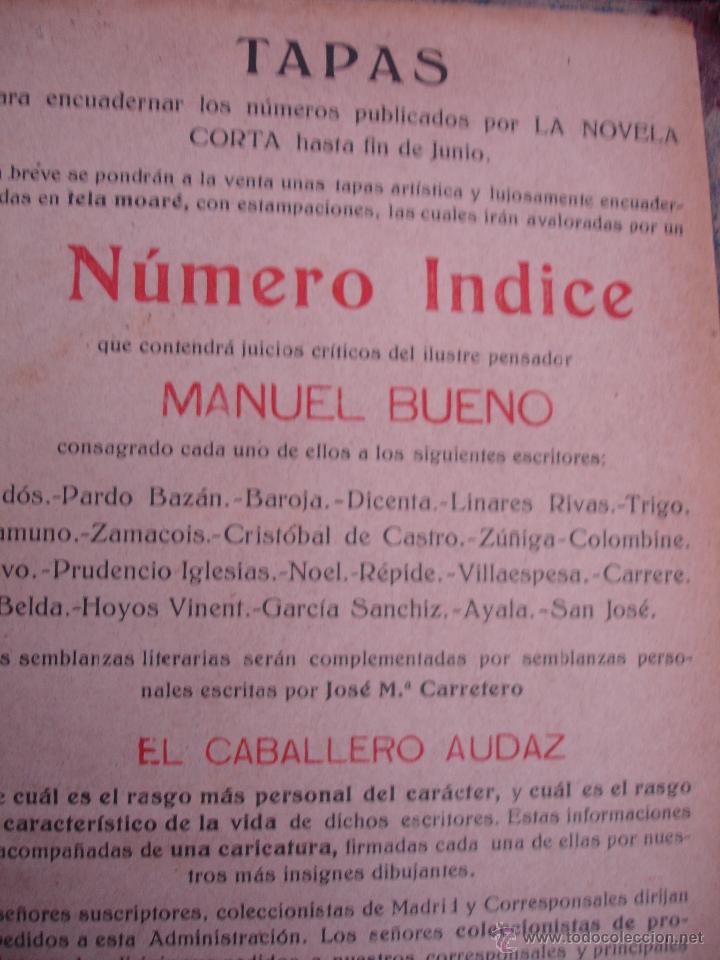 Libros antiguos: NOVELA CORTA 29 NOVELAS - Foto 1