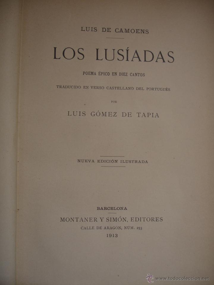 Libros antiguos: los lusiadas - Foto 4