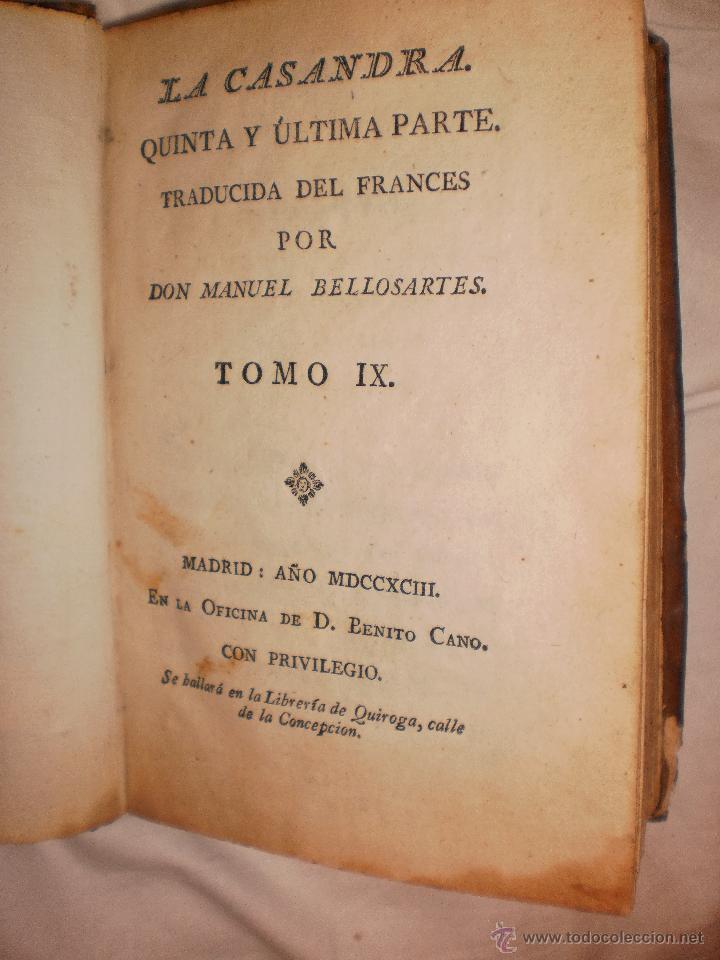 Libros antiguos: La Casandra - Foto 1