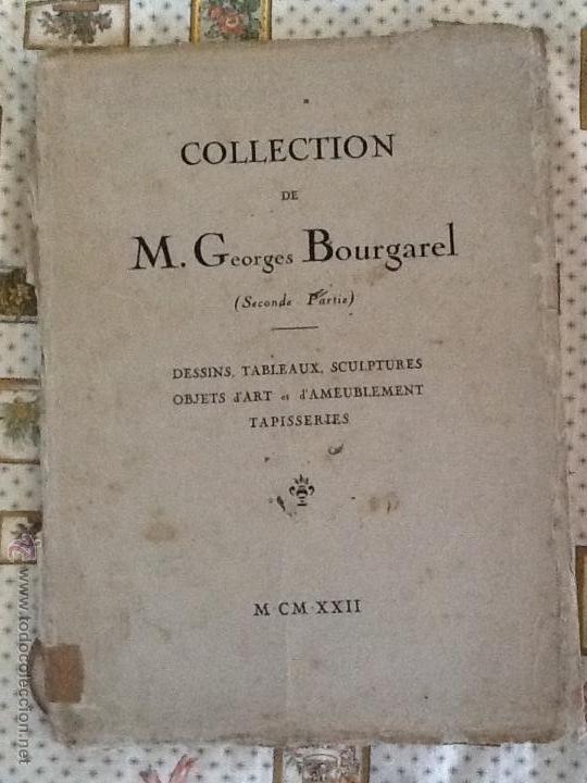 Libros antiguos: COLLECTION DE M. GEORGES BOURGAREL (SECOND PARTIE) 1922 - Foto 1