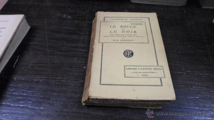 Libros antiguos: Stendhal, Le rouge et le noir, Classiques Garnier - Foto 1