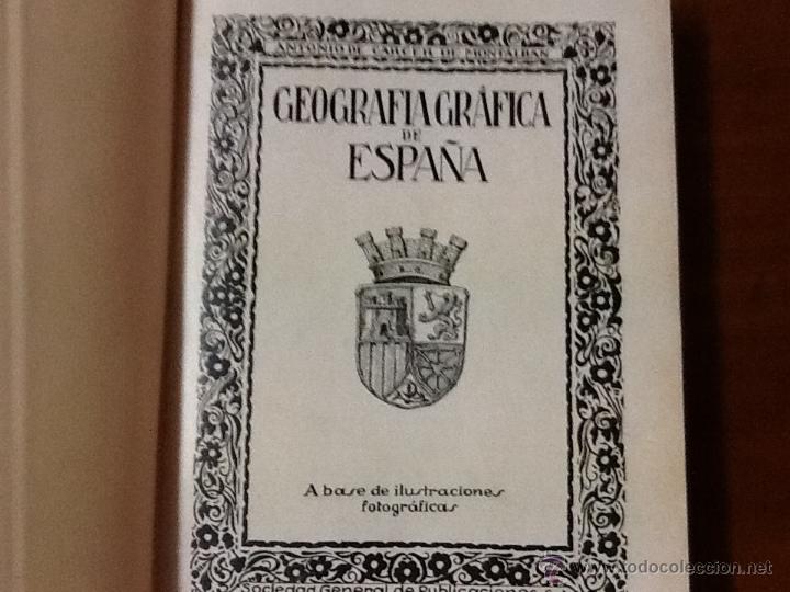 Libros antiguos: Geografia grafica de espa&ntilde;a - Foto 1