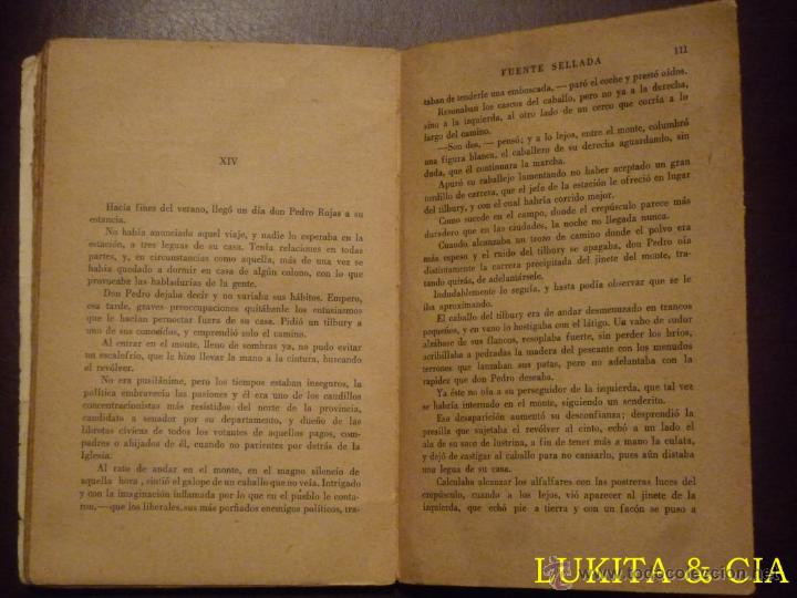 Libros antiguos: FUENTE SELLADA. HUGO WAST. 1928. - Foto 6