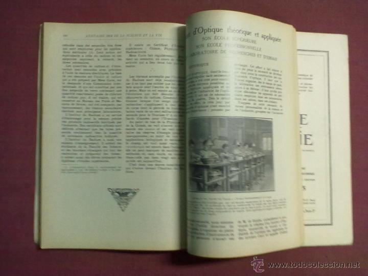 Libros antiguos: ANNUAIRE DE LA SCIENCE ET LA VIE 1924 - Foto 6 - 43606750