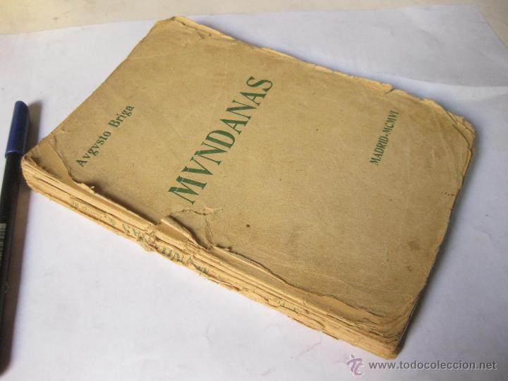 Libros antiguos: MUNDANAS - AUGUSTO BRIGA - Foto 2