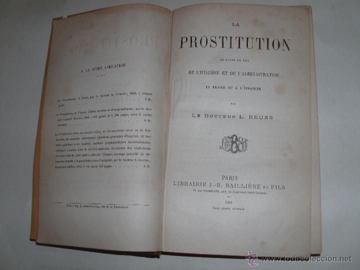 Libros antiguos: LA PROSTITUTION - - Foto 1