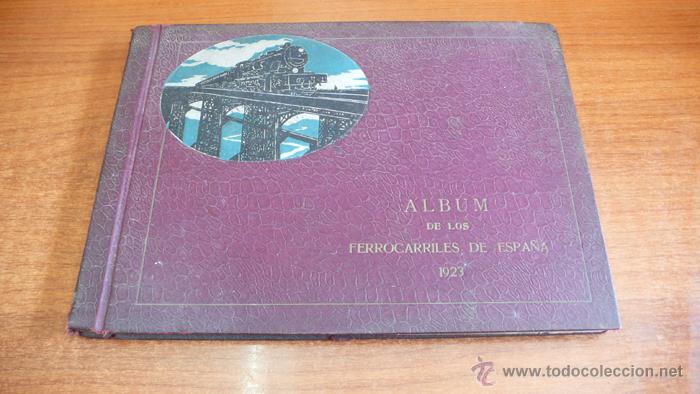 Libros antiguos: ALBUM DE LOS FERROCARRILES DE ESPA&Ntilde;A 1923. - Foto 1