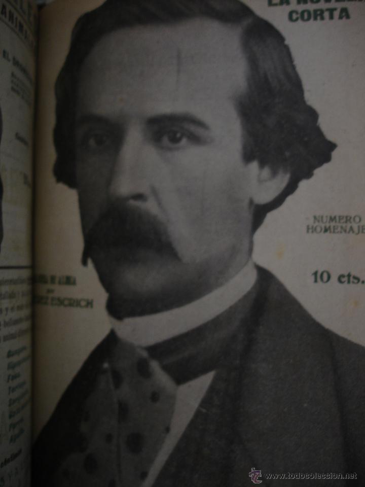 Libros antiguos: NOVELA CORTA LOTE ENCUADERNADAS - Foto 13