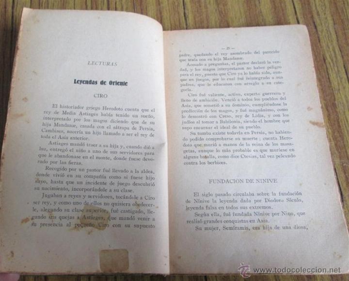 Libros antiguos: Nociones de historia universal - 1933 - Foto 5