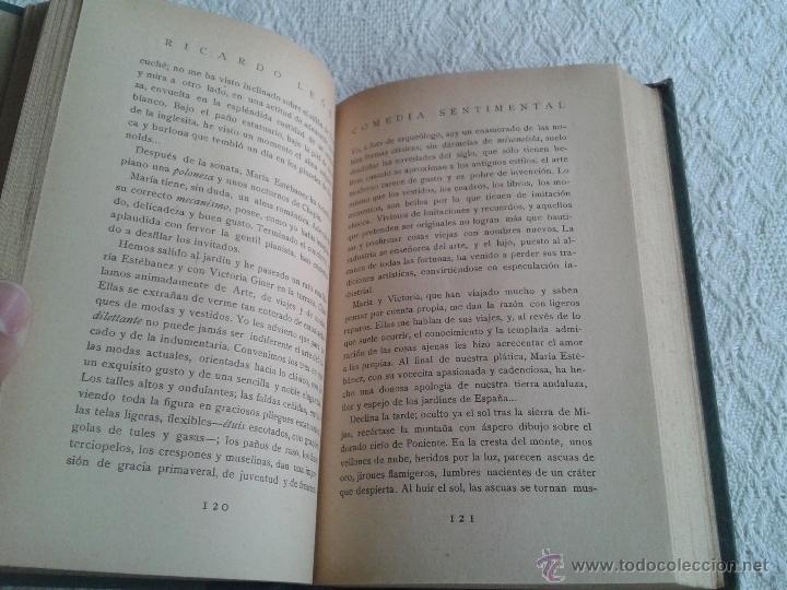 Libros antiguos: COMEDIA SENTIMENTAL. RICARDO LEON. 8&ordf; EDICION EDICIONES RENACIMIENTO. - Foto 5