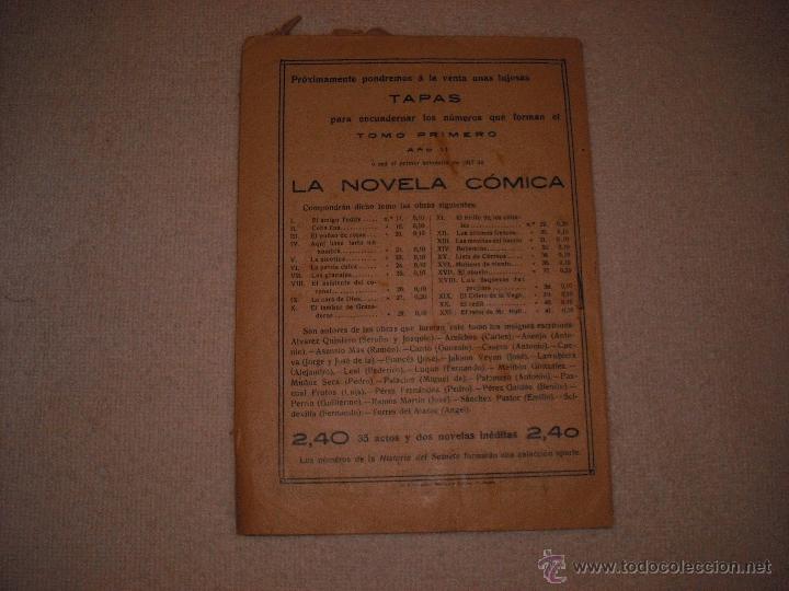 Libros antiguos: LA NOVELA COMICA N&ordm;51 . EL GITANILLO M. GARRIDO. 10 CTMS - Foto 2