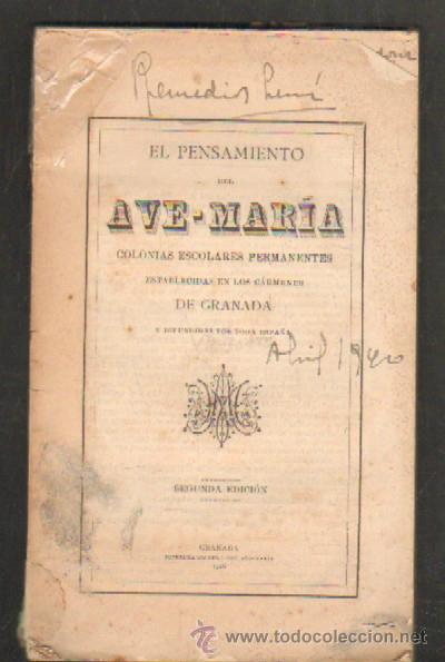 Libros antiguos: EL PENSAMIENTO DEL AVE-MARIA. A-LGRA-130