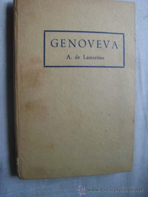 Libros antiguos: GENOVEVA. DE LAMARTINE, A. - Foto 1