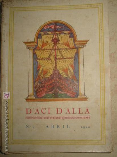 Libros antiguos: DAC&Iacute; DALLA. N&ordm; 4. Abril 1.920 - Foto 1