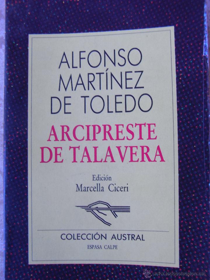 Libros antiguos: ARCIPRESTE DE TALAVERA. Alfonso Mart&iacute;nez de Toledo - Foto 1
