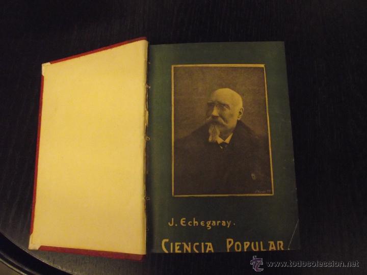 Libros antiguos: CIENCIA POPULAR, JOS&Eacute; ECHEGARAY - Foto 3