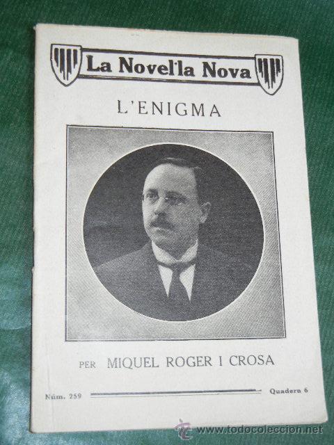 Libros antiguos: LENIGMA, PER MIQUEL ROGER I CROSA (en catalan) - Foto 1