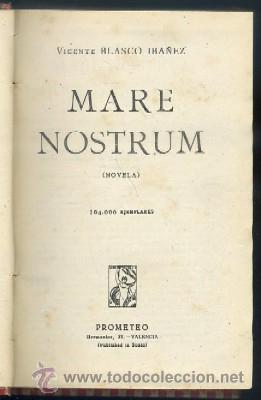 Libros antiguos: MARE NOSTRUM.           A-NOV-550 - Foto 1