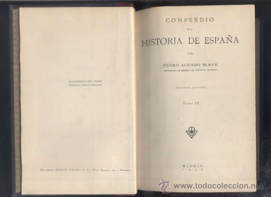 Libros antiguos: COMPENDIO DE HISTORIA DE ESPA&Ntilde;A.  TOMO II.        A-INCOMP-111 - Foto 1