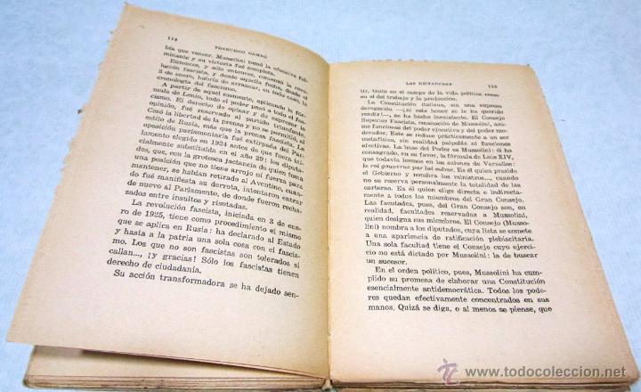 Libros antiguos: FRANCISCO CAMB&Oacute;: LAS DICTADURAS - 1929. - Foto 2