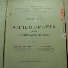 Libros antiguos: 941 MANUAL SE SIFILIGRAFIA - AÑO 1936 - MIRA MAS LIBROS EN MI TIENDA TC - COSAS&CURIOSAS. Lote 7786607