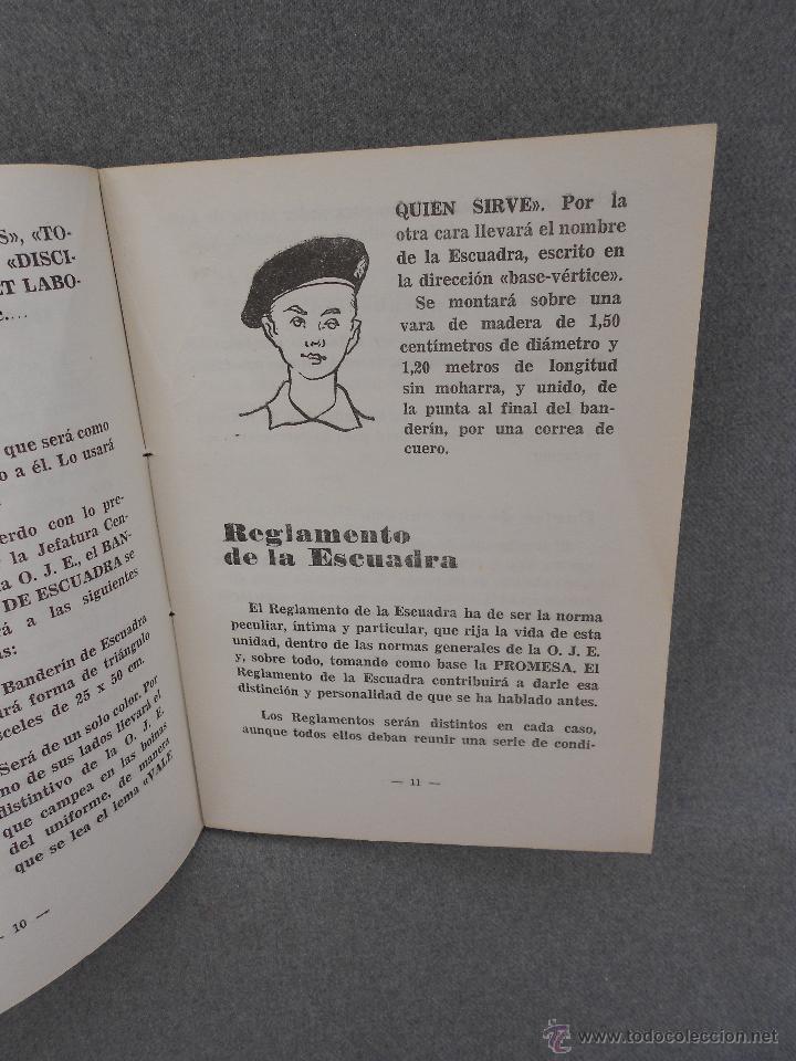 Libros antiguos: LA ESCUADRA. MANUAL DE LA O.J.E - Foto 5