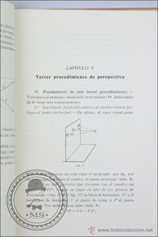 Libros antiguos: Libro Tratado Pr&aacute;ctico de Perspectiva / FTD - Ed. Gustavo Gili, 1933 - Foto 4
