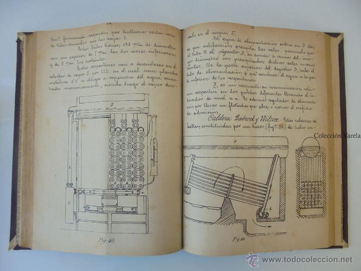 Libros antiguos: Programa de Termotecnia - Eugenio Ferrer y Dalmau - Ed. Barcelonesa 1918 - Foto 5