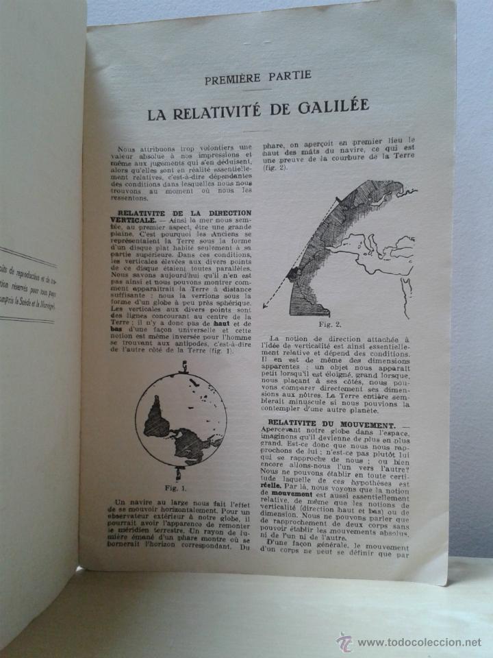 Libros antiguos: LA RELATIVIT&Eacute; DEINSTEIN. A&Ntilde;O 1924. EDOUARD HERZEN - Foto 4
