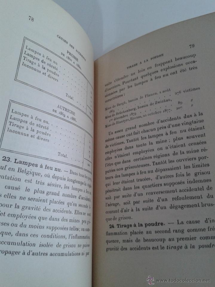 Libros antiguos: LE GRISOU. H. LE CHATELIER. - Foto 4